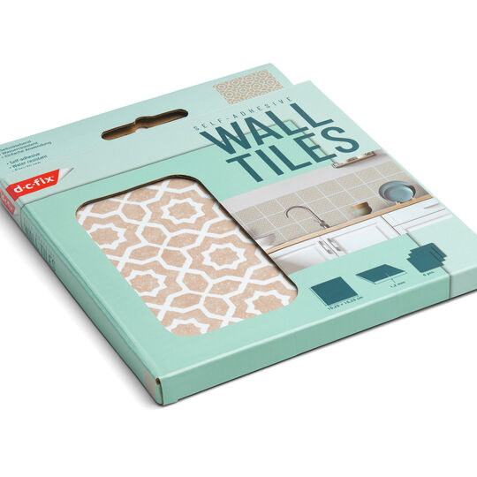 selbstklebende Wandfliesen Wall Tiles Lina beige (6er Set) image number null